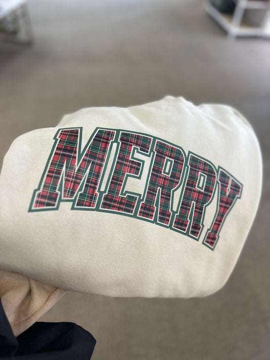 Plaid Merry Crew