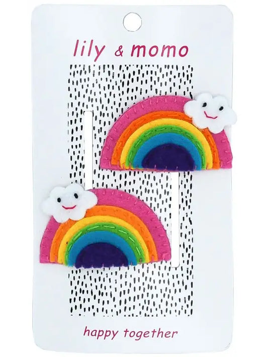 Felt Rainbow Clip