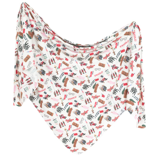 Copper Pearl Christmas Story swaddle