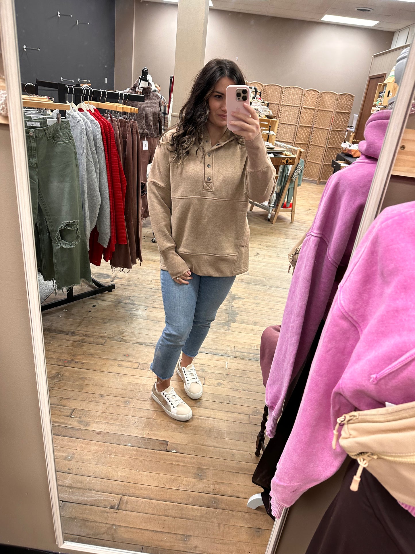 Pheobe Button Down Pullover