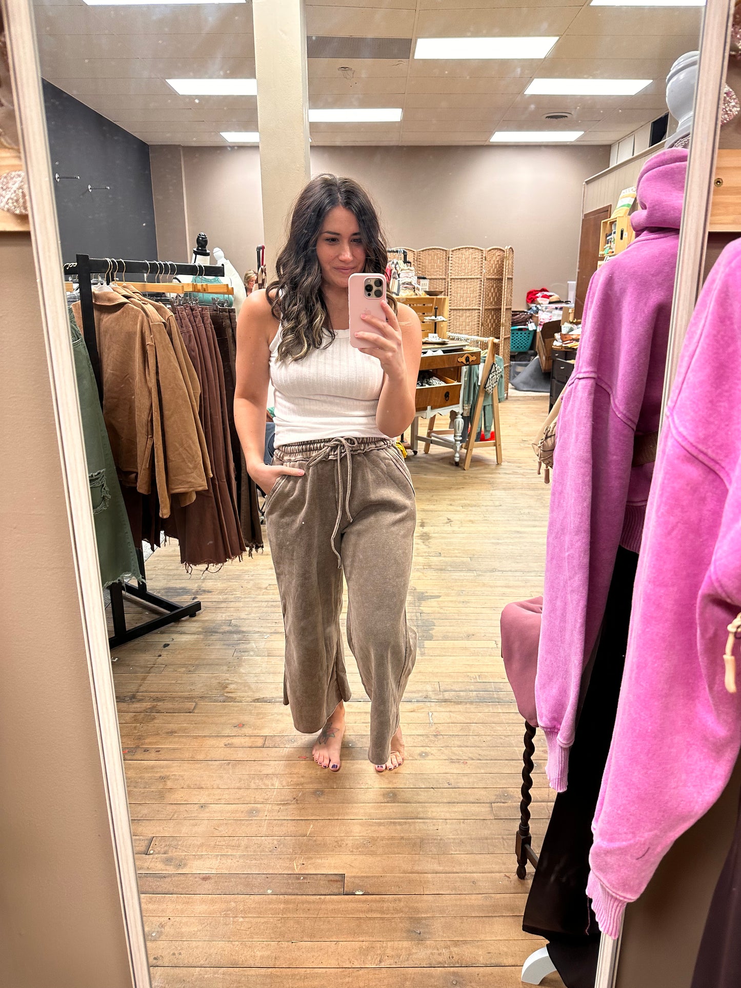 Sunday Funday Wide leg lounge pants