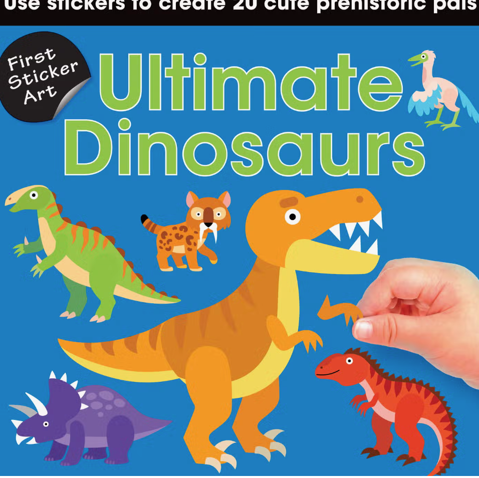 Sticker Art: Dinosaurs