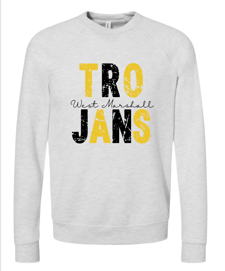 Strikeout Trojans Crewneck