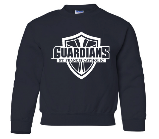 Youth Classic Full Logo Crew (Navy)