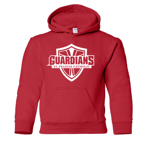 Youth Classic Full Logo Hoodie (Red)