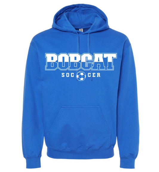 Unisex Gildan Royal Soccer Hoodie