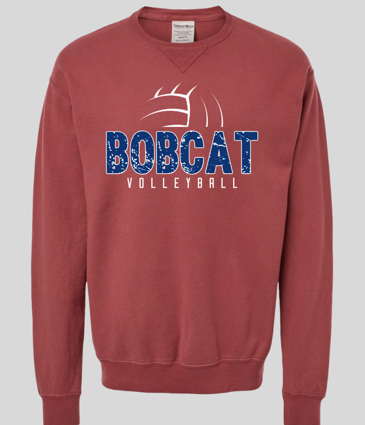 Distressed Half Volleyball Unisex Comfort Crew