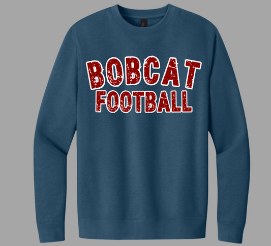 Neptune Blue Distressed Football District Crew