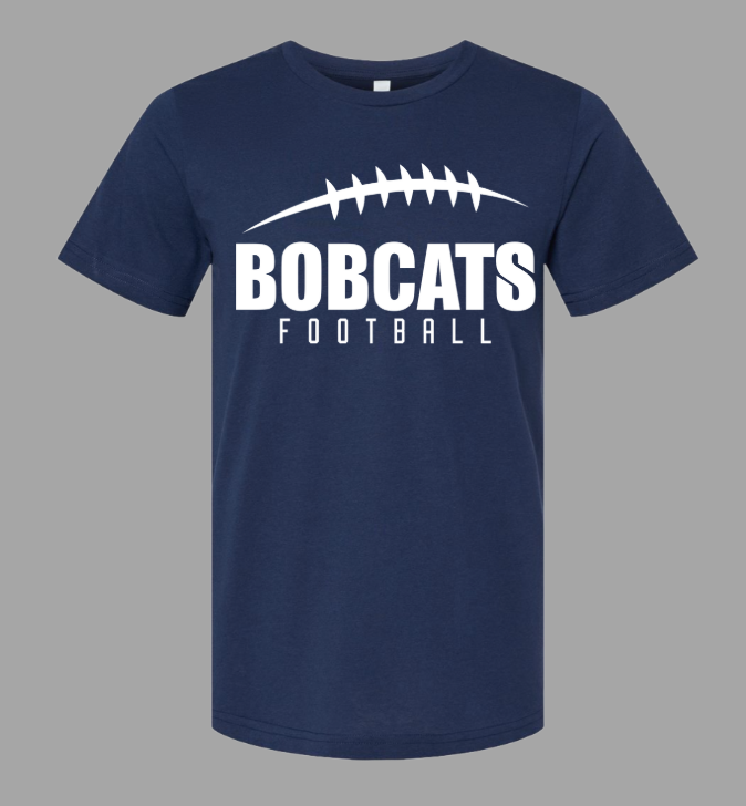Simple Navy Football Bella Unisex Tee
