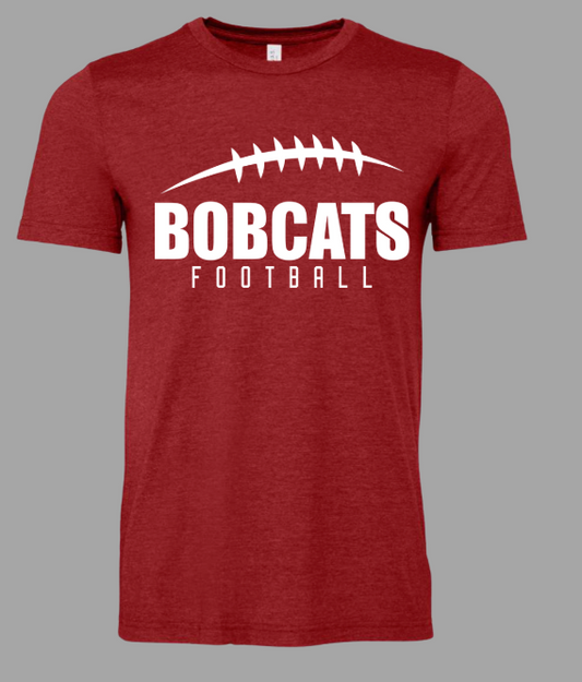 Simple Red Football Bella Unisex Tee