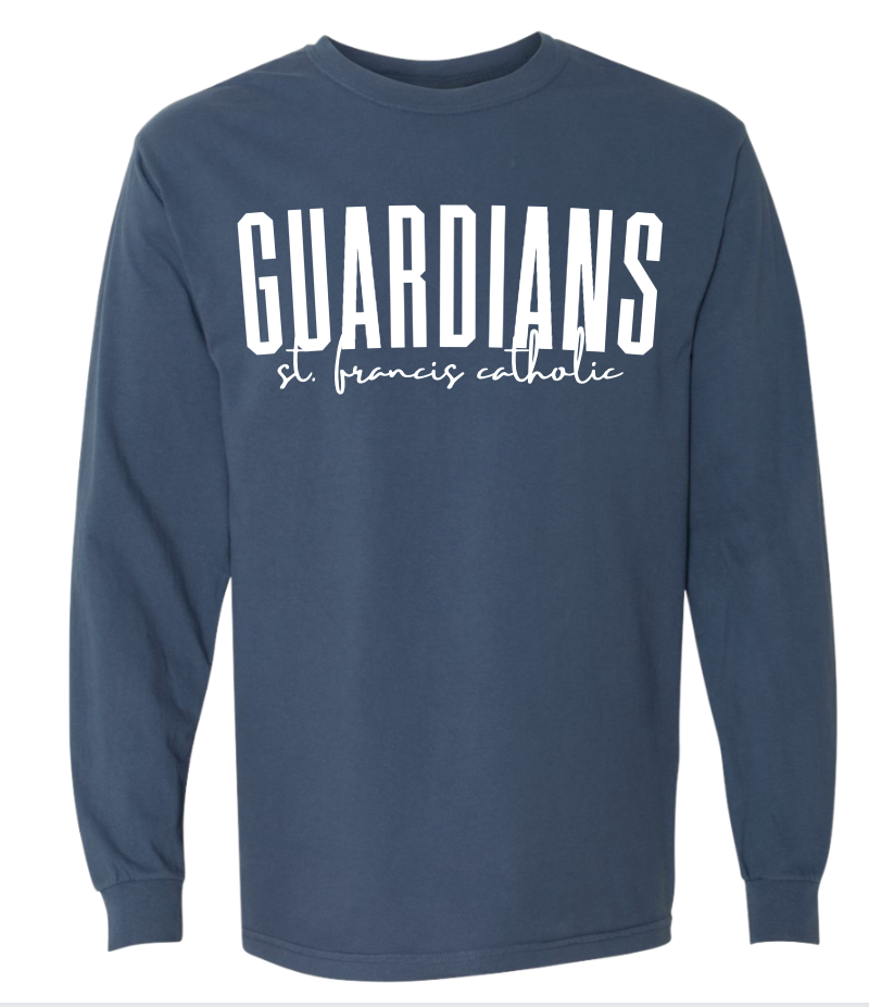 Adult Unisex Navy Comfort Longsleeve