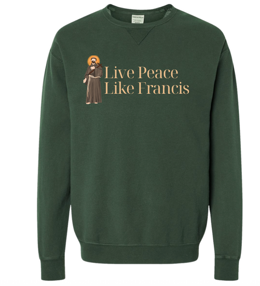 Adult Warm toned Green Comfort Crew