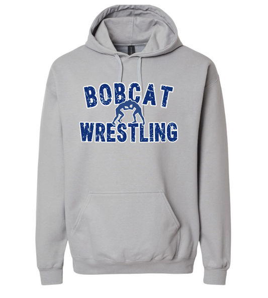 Adult Unisex Gildan Cement Bobcat wrestling