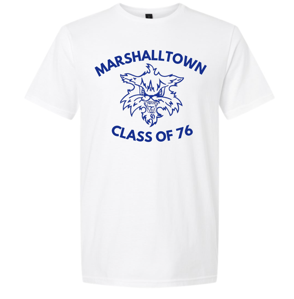 Gildan White class of 76 Tee