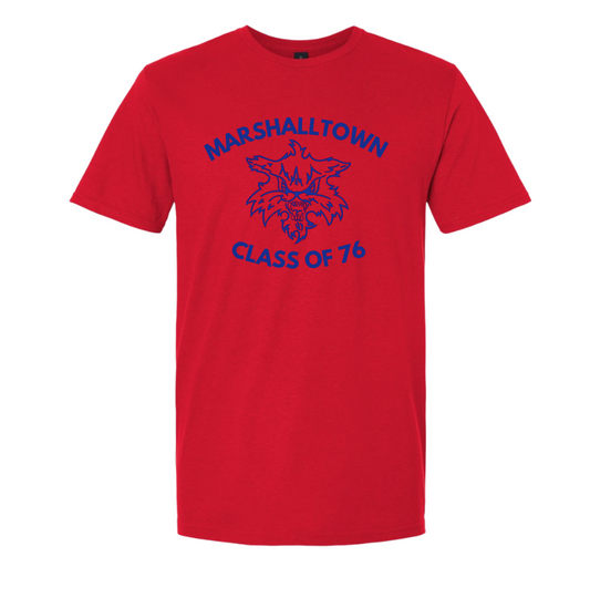 Gildan Red class of 76 Tee