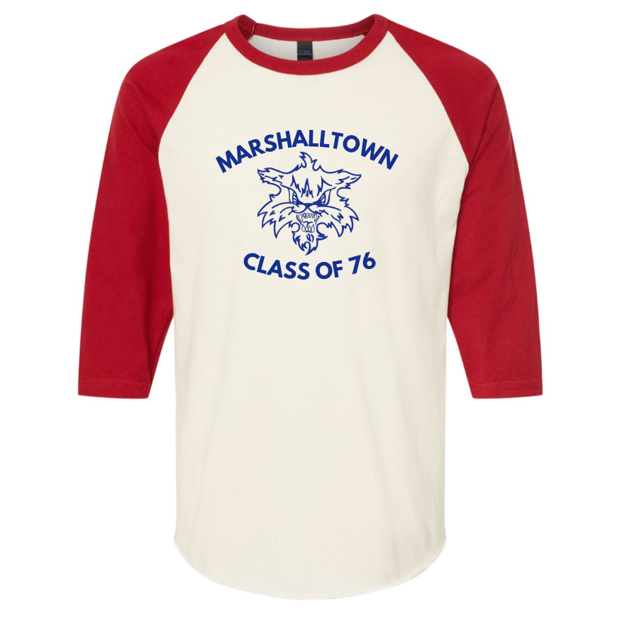 Classic Cream and Red Raglan