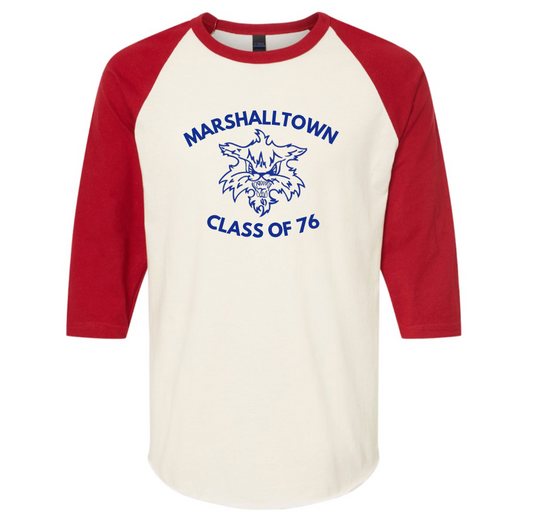 Classic Cream and Red Raglan
