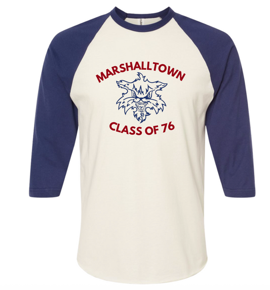 Classic Cream and Navy Raglan