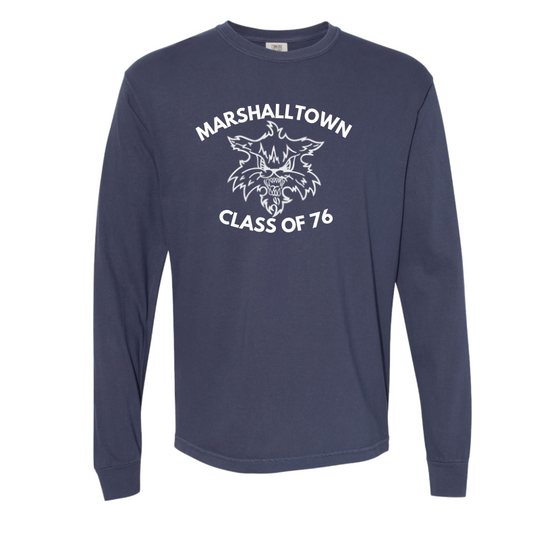 Comfort Adult Unisex Navy Longsleeve