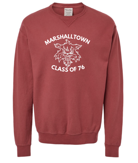 Comfort Wash Cayenne Red Premium Unisex Comfort Crew