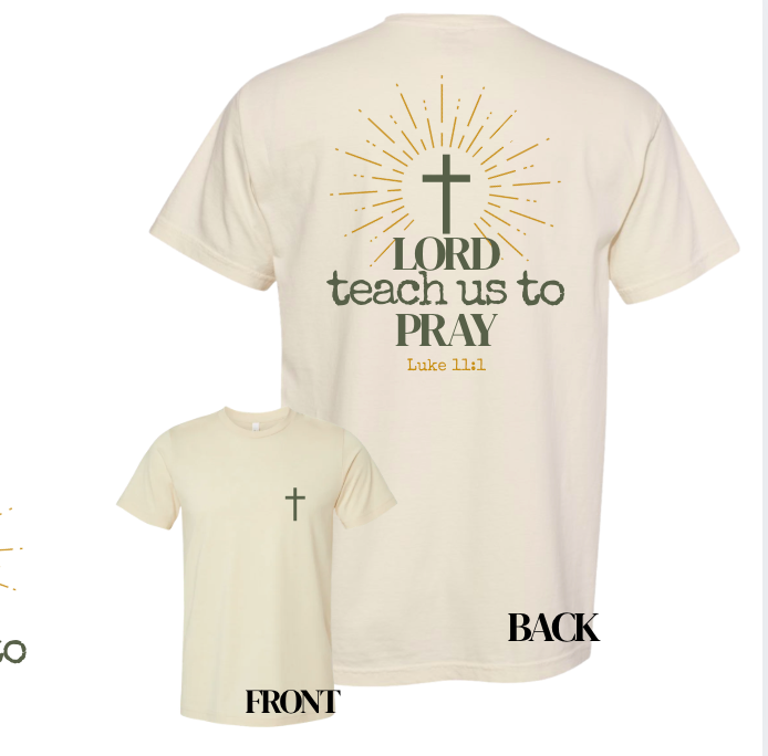 Adult Unisex Ivory Oversized back Comfort Tee