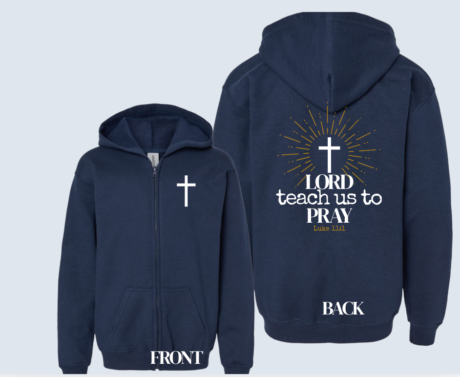 Youth full zip Front and Back Logo Hoodie (UNIFORM APPROVED)