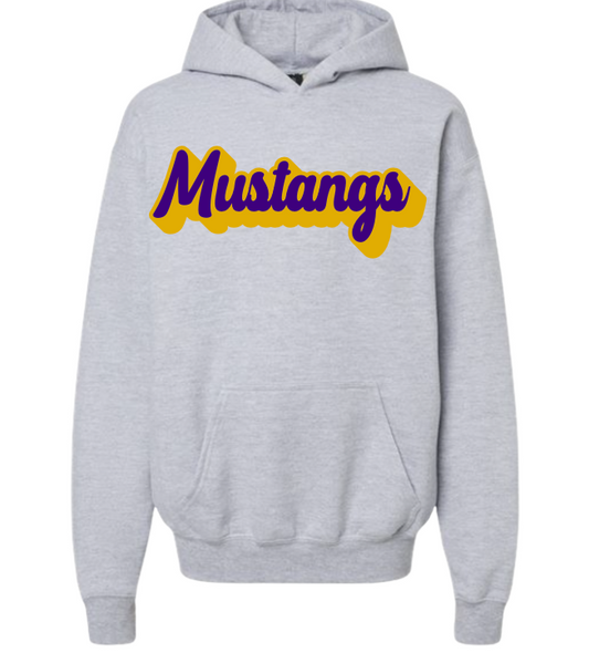 Unisex Gildan Retro Mustangs Hoodie