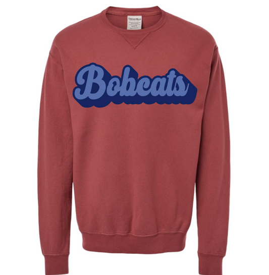 Retro Bobcats Unisex Cayenne Comfort Crew