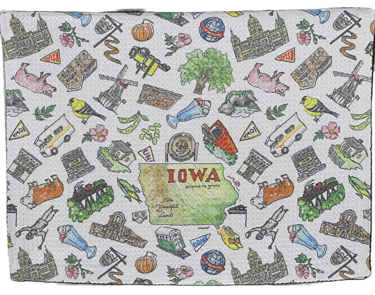 Iowa tea towel