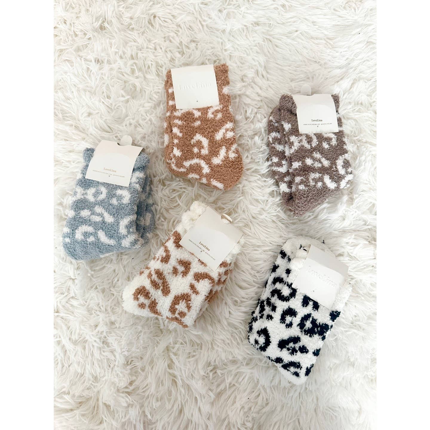 Cozy Leopard Sock Set