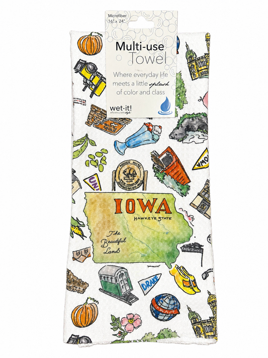 Iowa tea towel