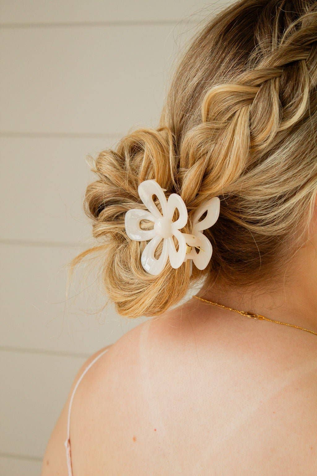 Cutout Flower Claw Clip