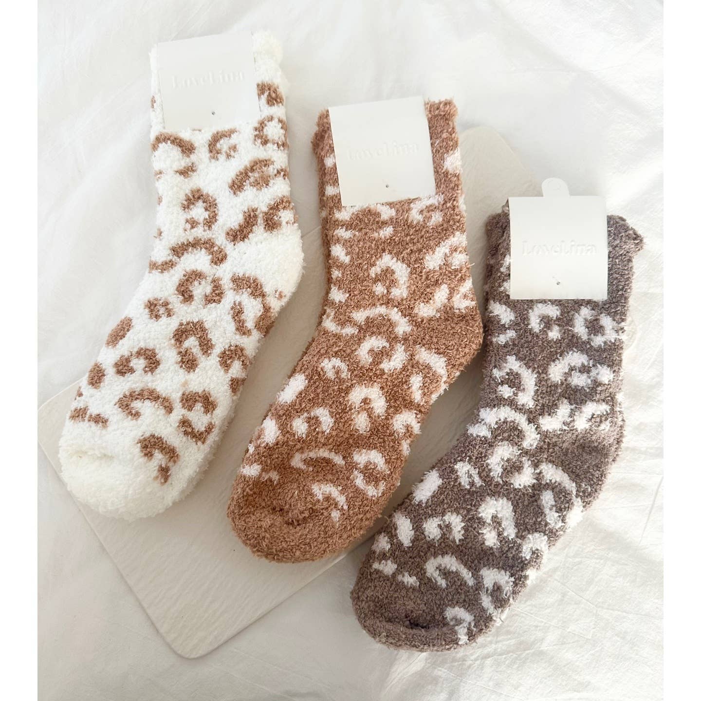 Cozy Leopard Sock Set