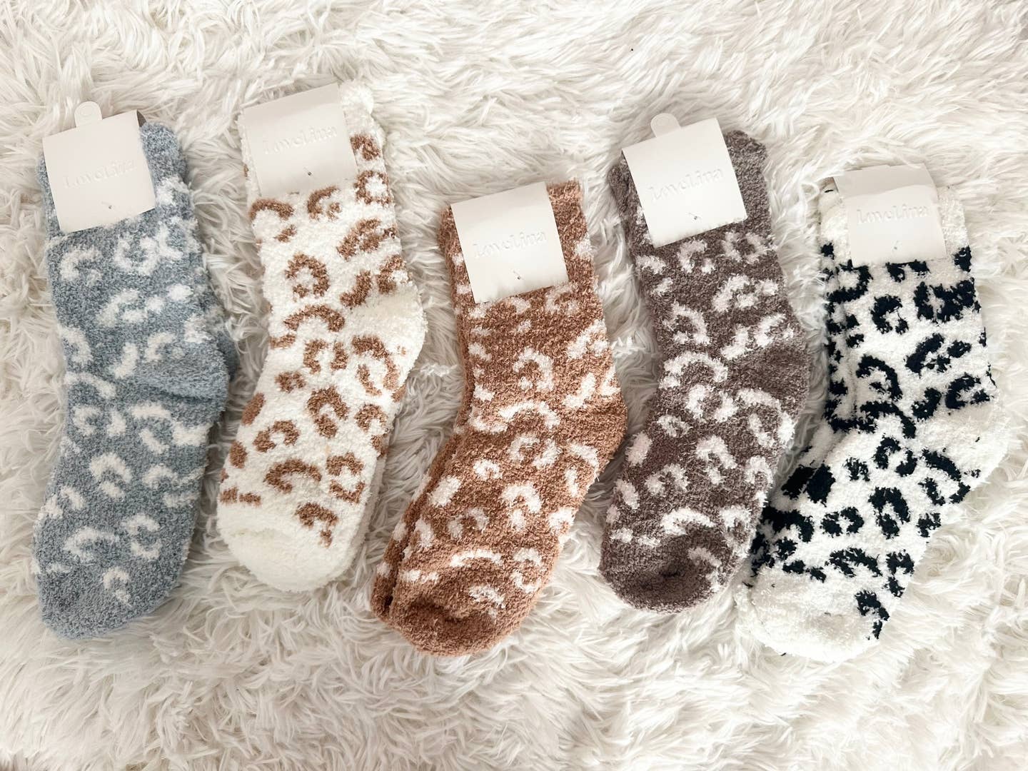 Cozy Leopard Sock Set