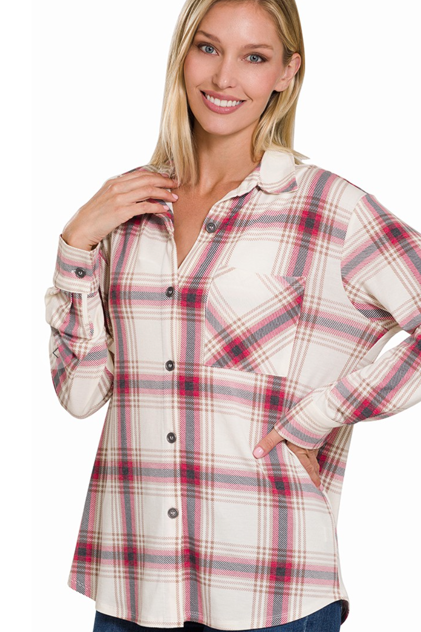 Plaid Button Down