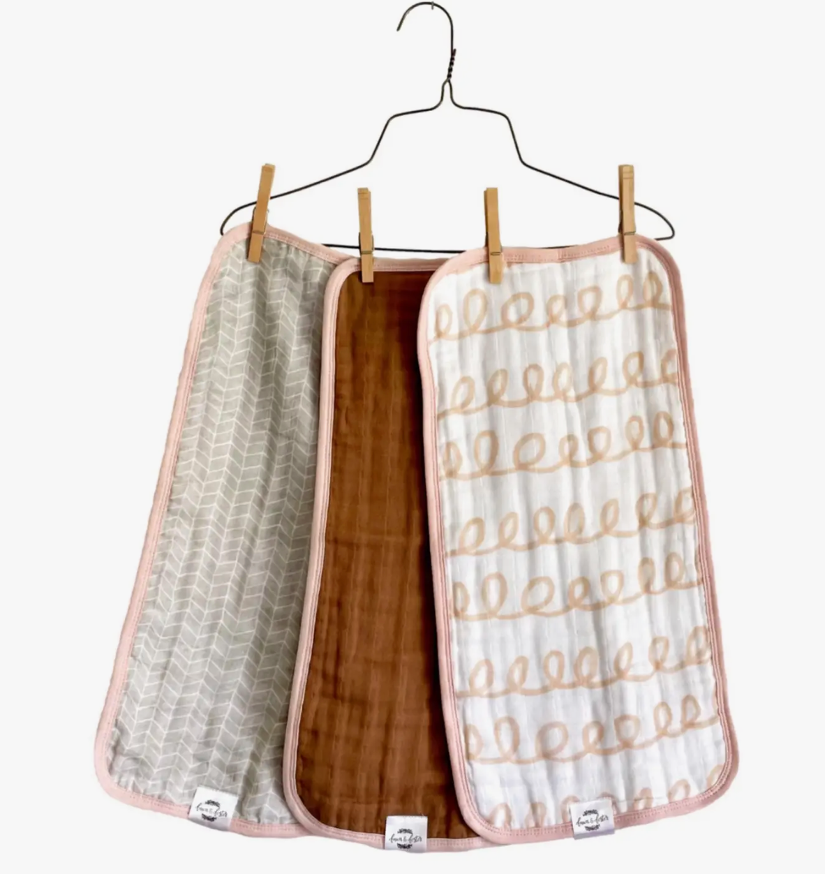 Organic Burp Cloth Set