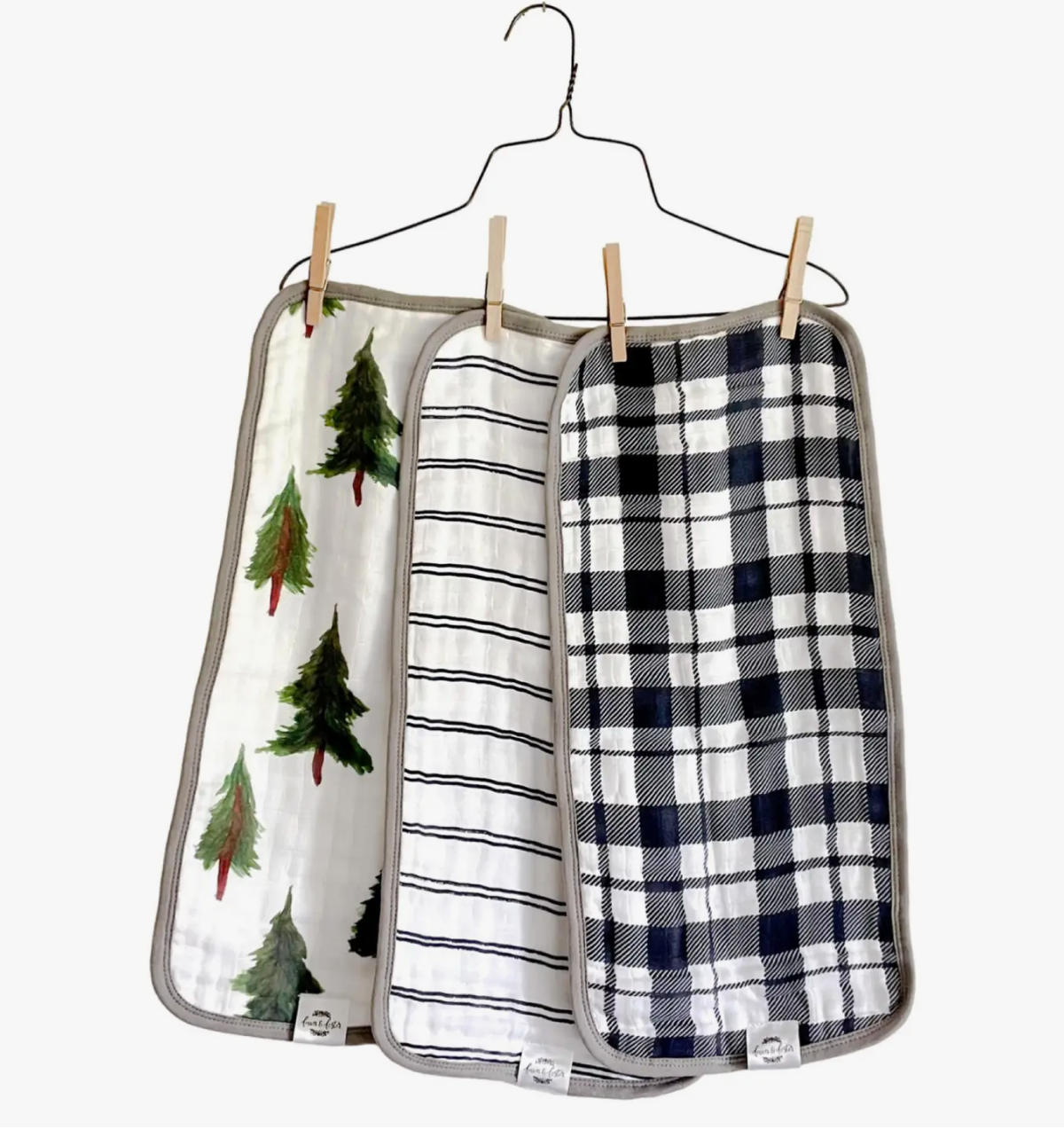 Organic Burp Cloth Set